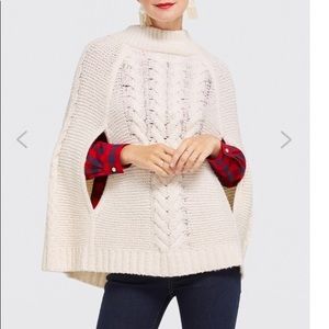 Draper James sweater cape
